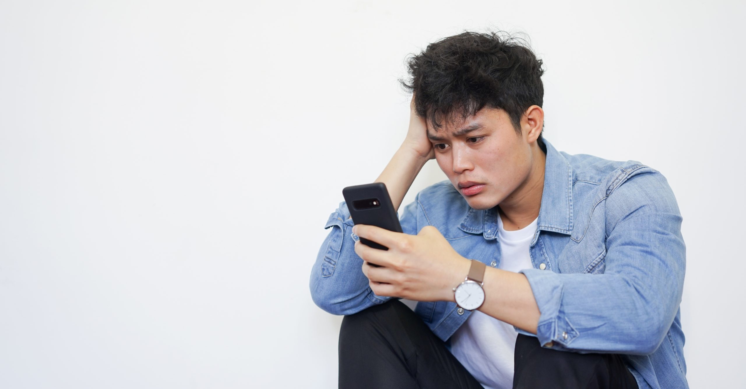 Employee experiencing cyber harassment and inappropriate digital workplace conduct